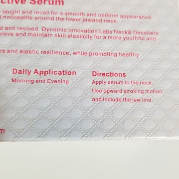 Dynamic Innovation Labs Neck & Décolleté Serum NEW - Picture 8 of 13